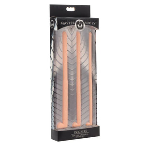 Master Series Dockers Silicone Urethral Sound Set - Flesh - MyPleasure