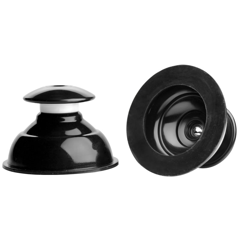 Master Series - Plungers Extreme Suction Nipple  Suckers - Black