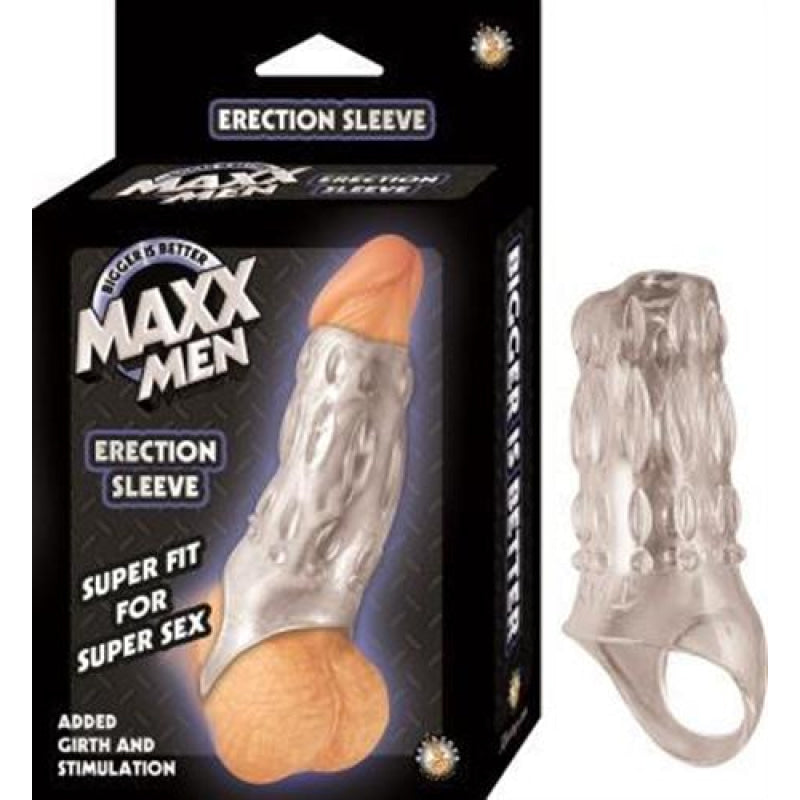 Maxx Men Erection Sleeve - Clear