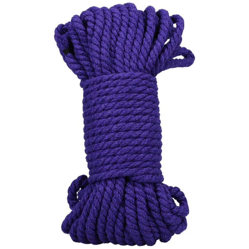 Merci - Bind and Tie - 6mm Hemp Bondage Rope - 50 Feet - Violet - MyPleasure