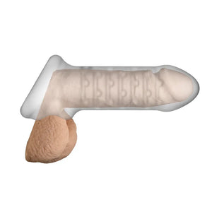 Merci - Jacked Up - Thick Extender With Ball Strap - Frost - MyPleasure