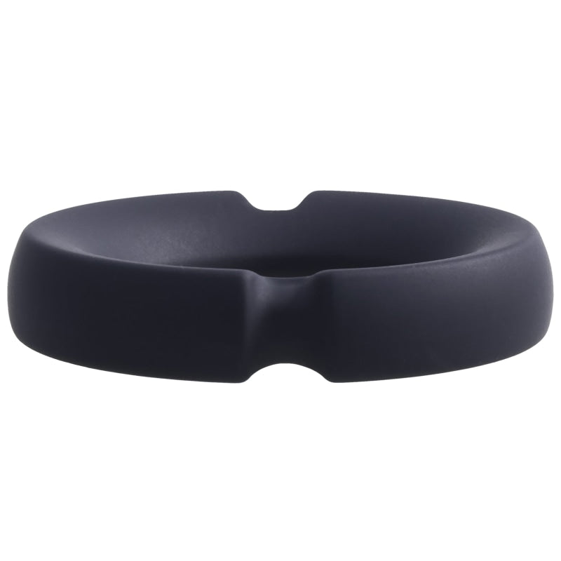 Merci - the Paradox - Silicone Covered Metal Cock Ring - 35mm - Black