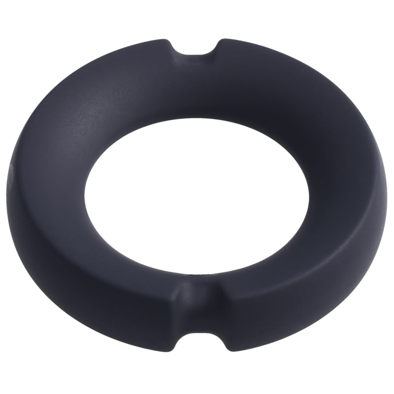 Merci - the Paradox - Silicone Covered Metal Cock  Ring - 45mm - Black