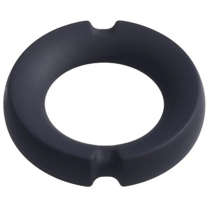 Merci - the Paradox - Silicone Covered Metal Cock Ring - 50mm - Black - MyPleasure