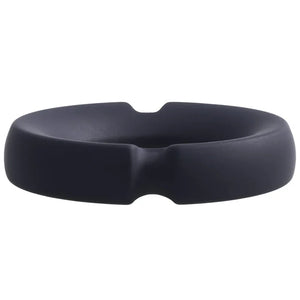 Merci - the Paradox - Silicone Covered Metal Cock Ring - 50mm - Black - MyPleasure