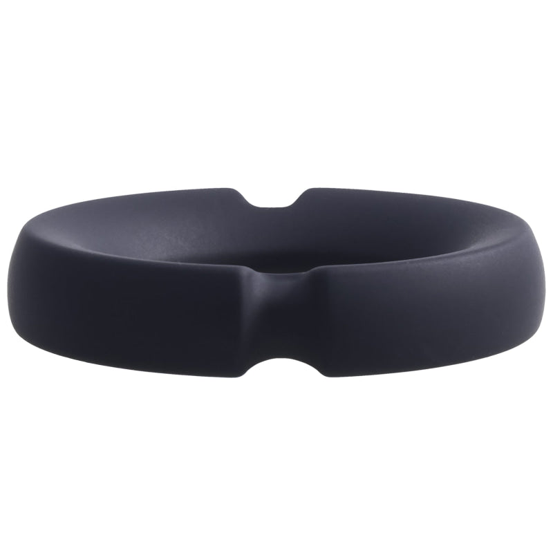 Merci - the Paradox - Silicone Covered Metal Cock  Ring - 50mm - Black