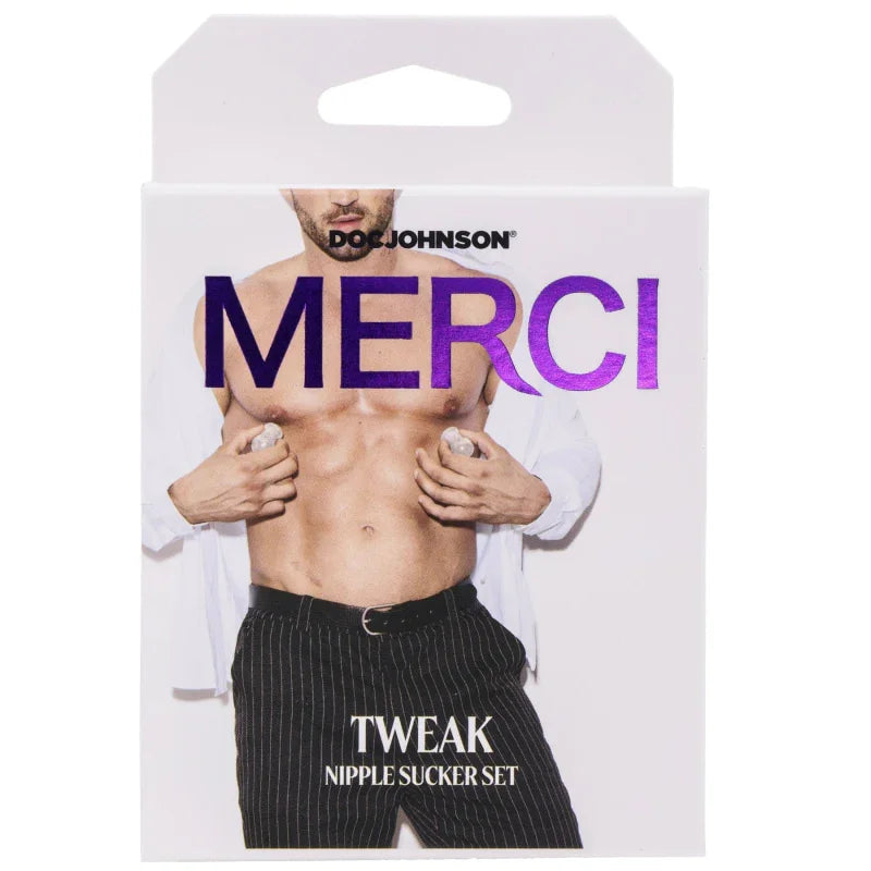 Merci - Tweak - Nipple Sucker Set - Clear - MyPleasure