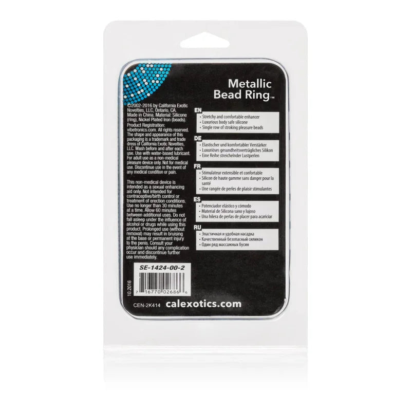 Metallic Bead Ring - MyPleasure