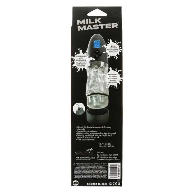 Milk Master Extreme Automatic Milker - Black - MyPleasure