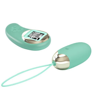 Mina Vibrating Remote Control Egg - Turquoise - MyPleasure