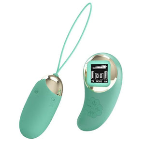 Mina Vibrating Remote Control Egg - Turquoise - MyPleasure