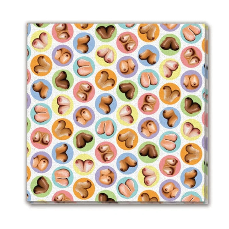 Mini Boobs Napkins 8 Pack - MyPleasure