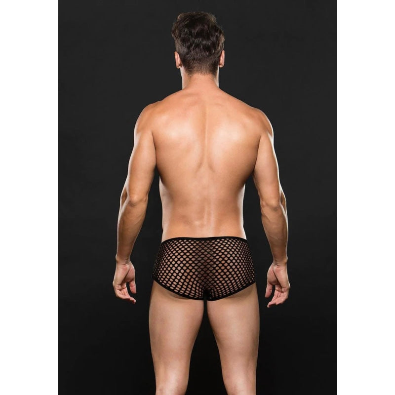 Modern Fishnet Trunk - Large/xlarge - Black