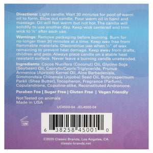 Mood Candle - Fuck Me - Vanilla Sugar - 4 Oz. Jar - MyPleasure