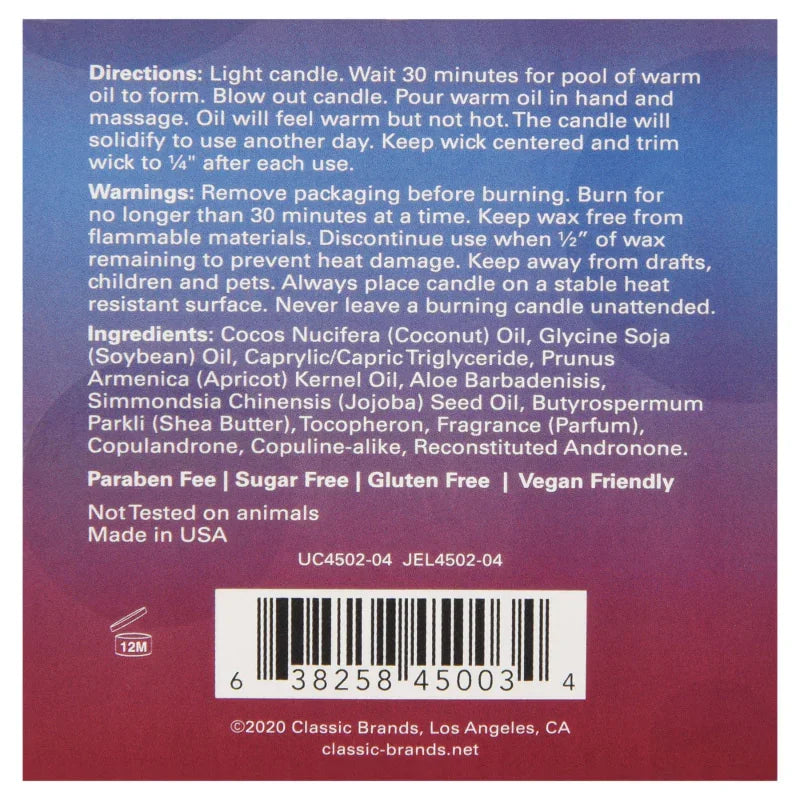 Mood Candle - Sex-a-Licious - Ravenous Raspberry - 4 Oz. Jar - MyPleasure