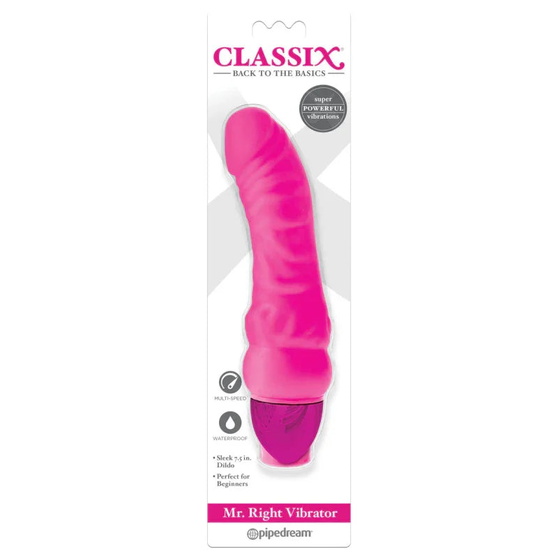 Mr. Right Vibrator - Pink - MyPleasure
