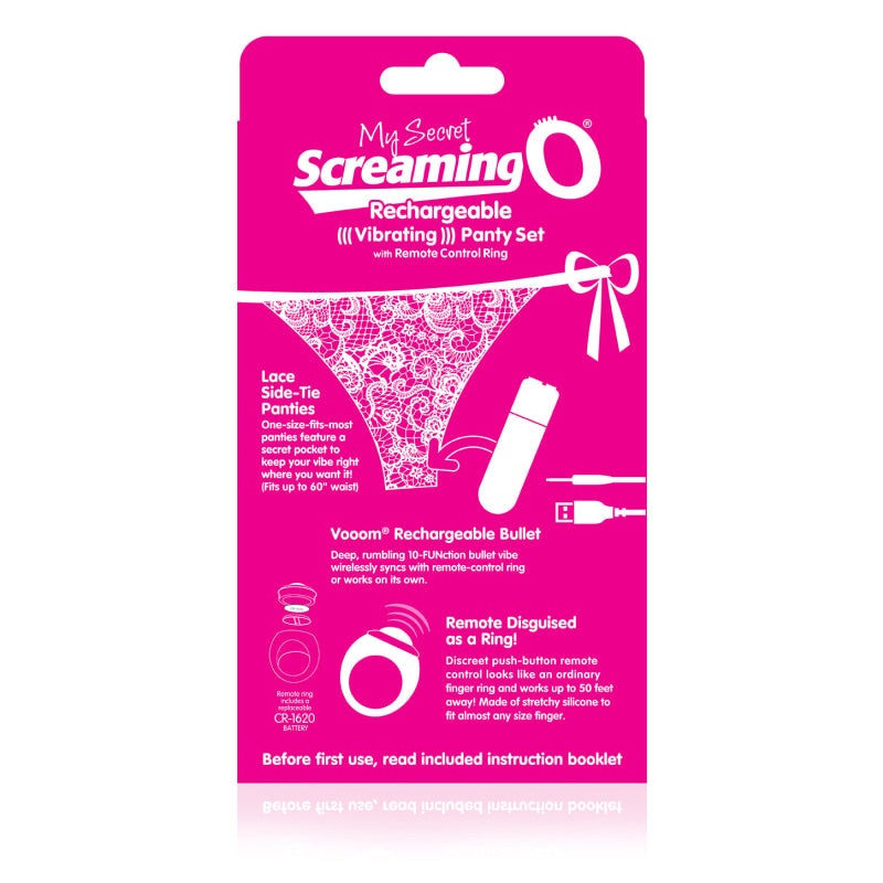 My Secret Charged Remote Control Panty Vibe -  Pink