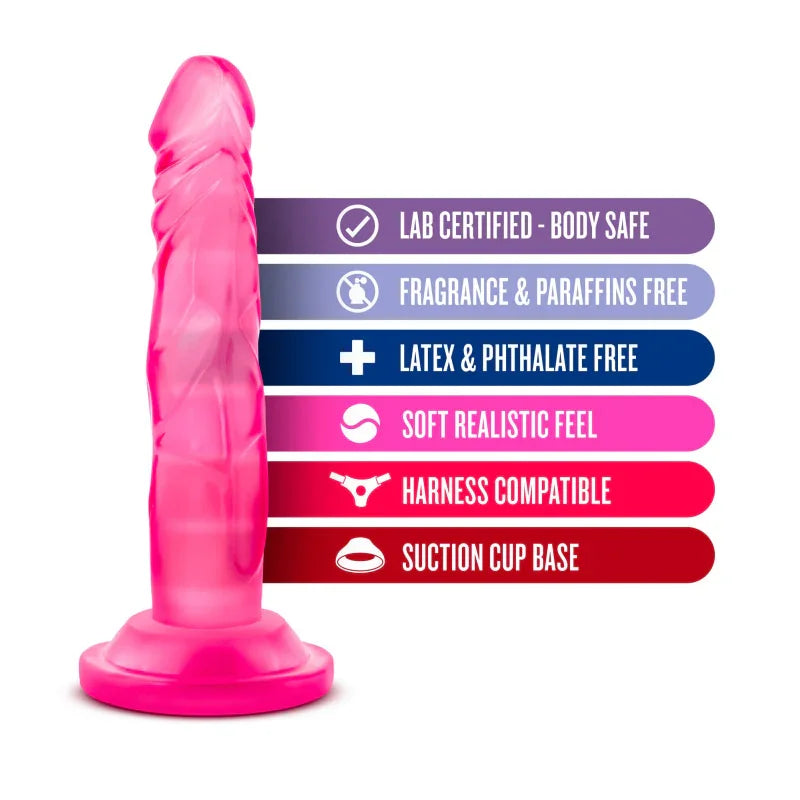 Naturally Yours - 5 Inch Mini Cock - Pink - MyPleasure