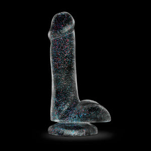 Naturally Yours - 6 Inch Glitter Cock - Sparkling Clear - MyPleasure