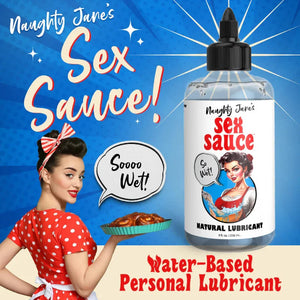 Naughty Jane's Sex Sauce Natural Lubricant 8oz - MyPleasure