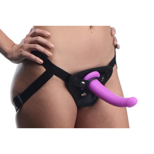 Navigator Silicone G-Spot Dildo With Harness - MyPleasure