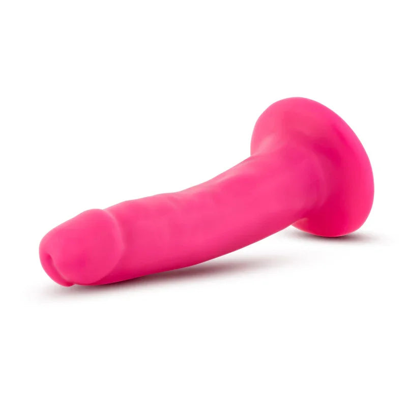 Neo - 5.5 Inch Dual Density Cock - Neon Pink - MyPleasure
