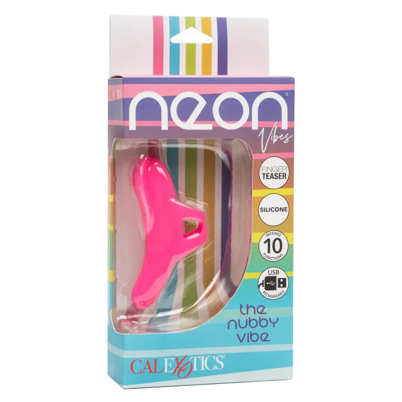 Neon Vibes the Nubby Vibe - Pink - MyPleasure