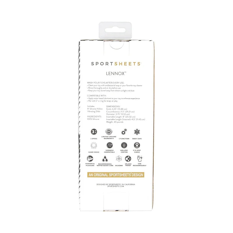 Nexus Collection - Lennox - 8 Inch Vibrating Hollow Dildo - Emerald - MyPleasure