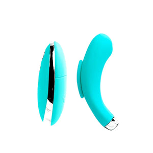 Niki Rechargeable Flexible Magnetic Panty Vibe - Turquoise - MyPleasure
