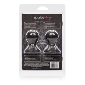 Nipple Play Silicone Pro Nipple Suckers - Black - MyPleasure