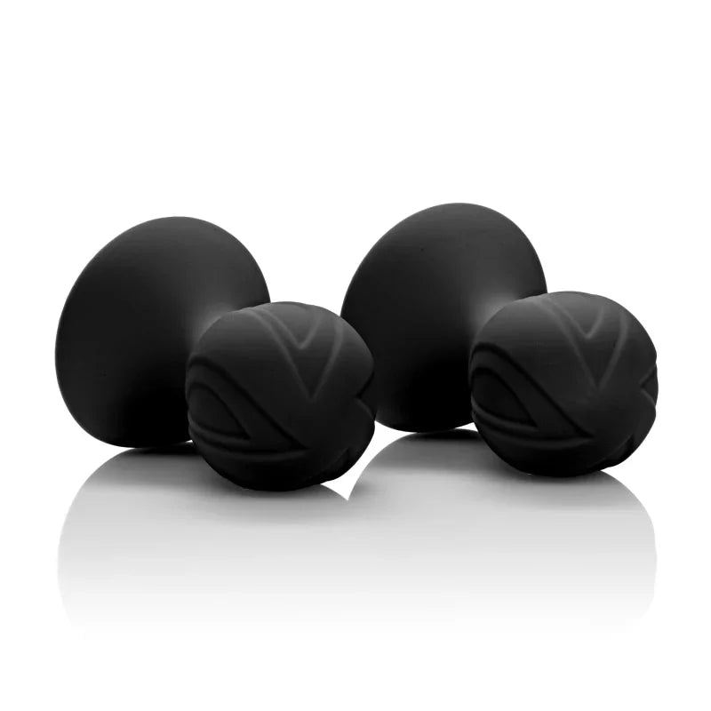 Nipple Play Silicone Pro Nipple Suckers - Black - MyPleasure