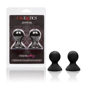 Nipple Play Silicone Pro Nipple Suckers - Black - MyPleasure