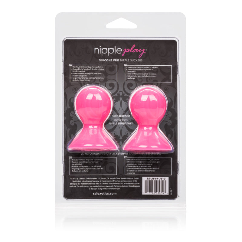 Nipple Play Silicone Pro Nipple Suckers - Pink