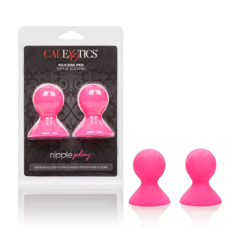 Nipple Play Silicone Pro Nipple Suckers - Pink - MyPleasure