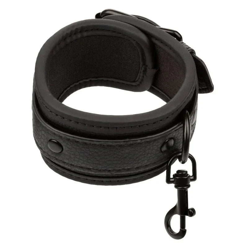 Nocturnal Collection Ankle Cuffs - Black - MyPleasure