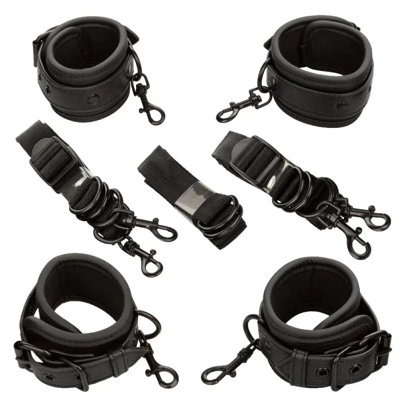Nocturnal Collection Bed Restraints - Black - MyPleasure