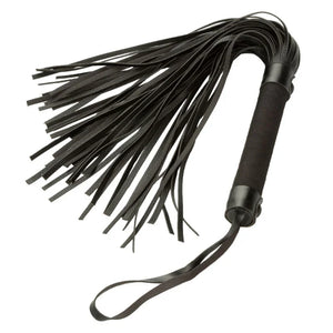 Nocturnal Collection Flogger - Black - MyPleasure