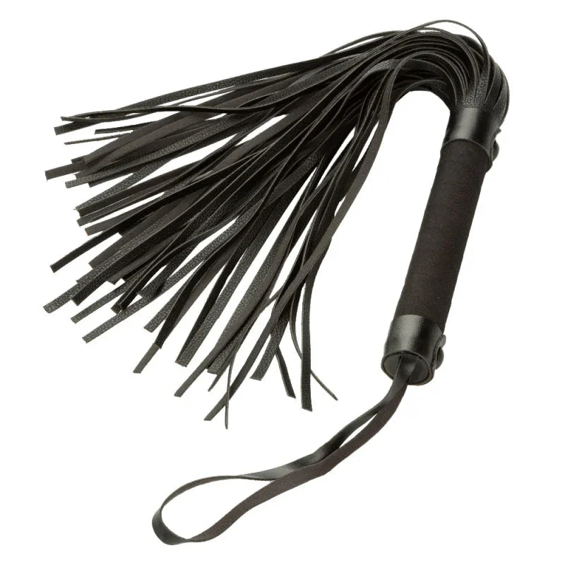 Nocturnal Collection Flogger - Black - MyPleasure