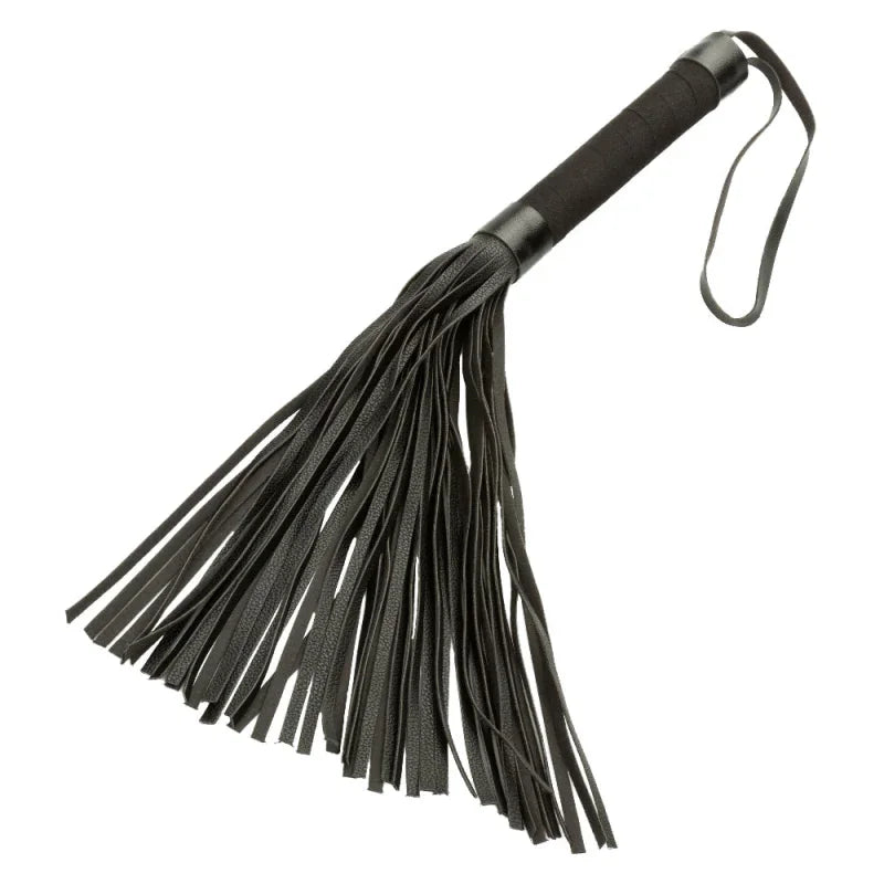 Nocturnal Collection Flogger - Black - MyPleasure