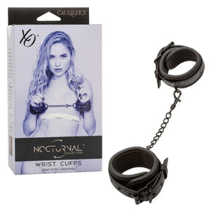 Nocturnal Collection Wrist Cuffs - Black - MyPleasure
