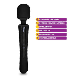 Obsession - Black - Intense Wand Massager - MyPleasure