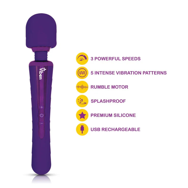 Obsession - Violet - Intense Wand Massager - MyPleasure
