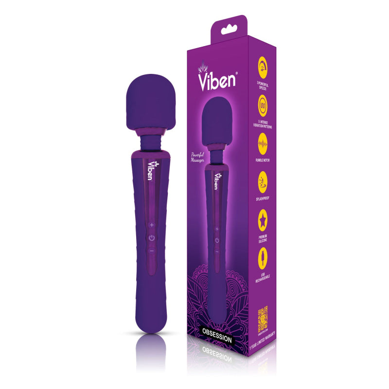 Obsession - Violet - Intense Wand Massager