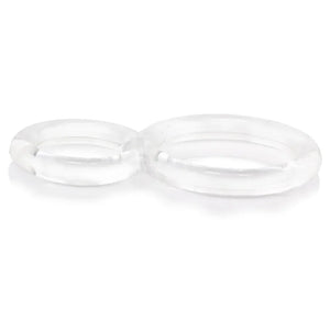 Ofinity Double Ring - Clear - MyPleasure