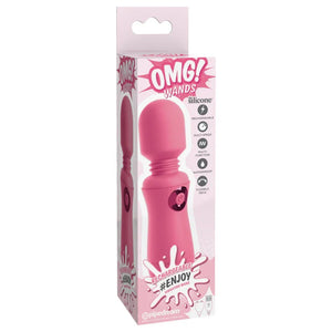 Omg! Wands Enjoy Rechargeable Vibrating Wand - Pink - MyPleasure