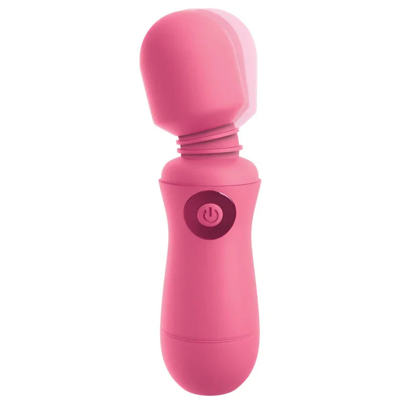 Omg! Wands Enjoy Rechargeable Vibrating Wand - Pink - MyPleasure
