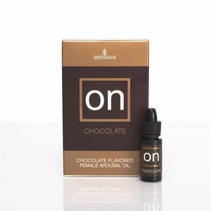 On Chocolate Flavored Female Arousal Oil - .17 Oz. - Large Box - MyPleasure