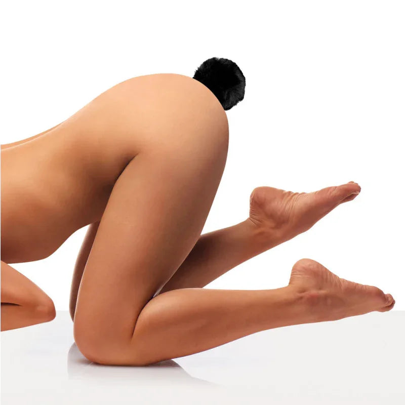 Onyx Bunny Tail Anal Plug - MyPleasure
