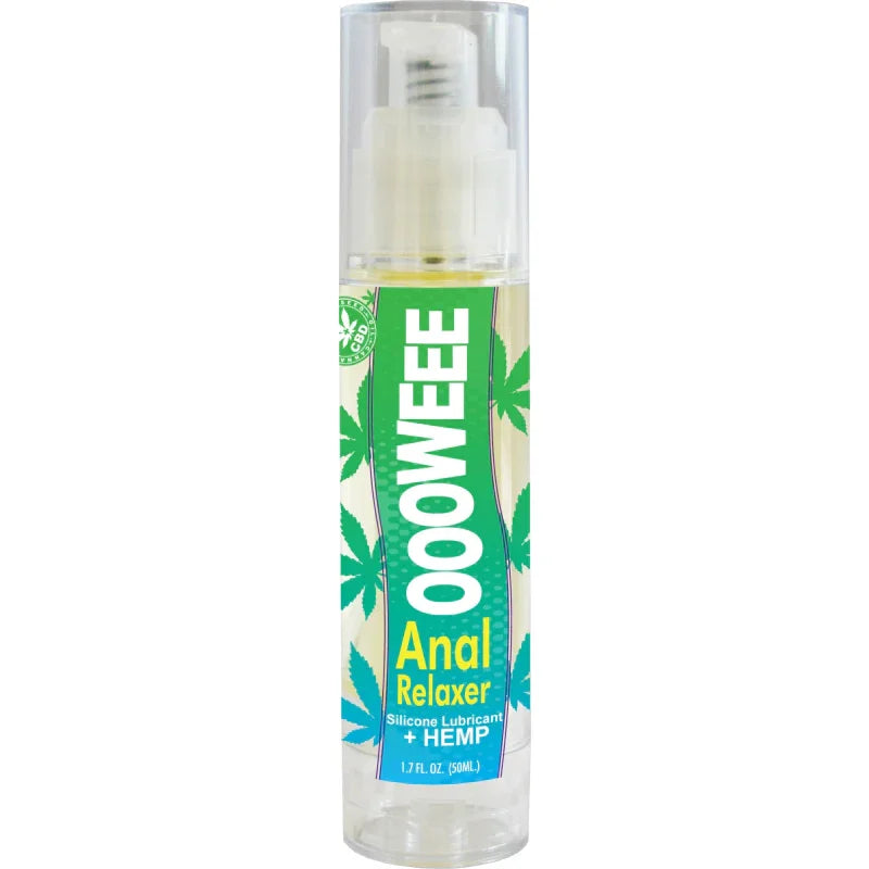 Oooweee Anal Relaxer Silicone Lubricant Plus Hemp - 1.7 Fl. Oz. / 50 ml - MyPleasure
