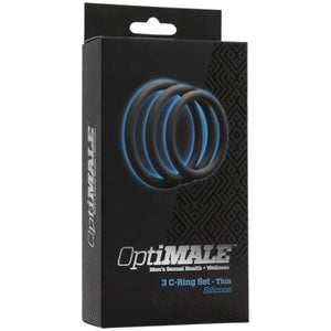 Optimale 3 Ring Set - Thin - Slate - MyPleasure